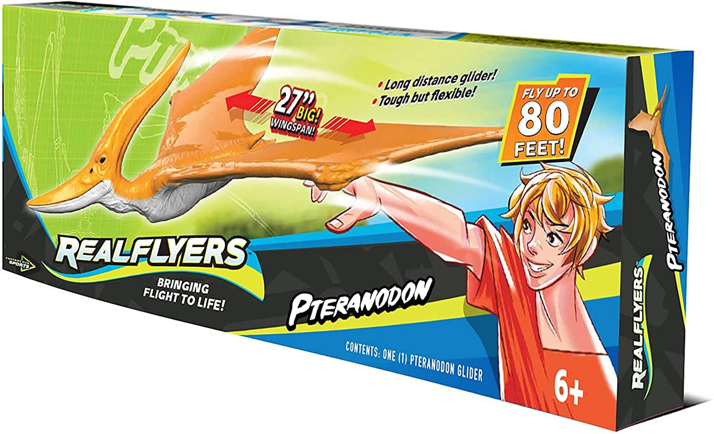 Diggin Active - Real Flyers Glider Airplane, Pteranodon