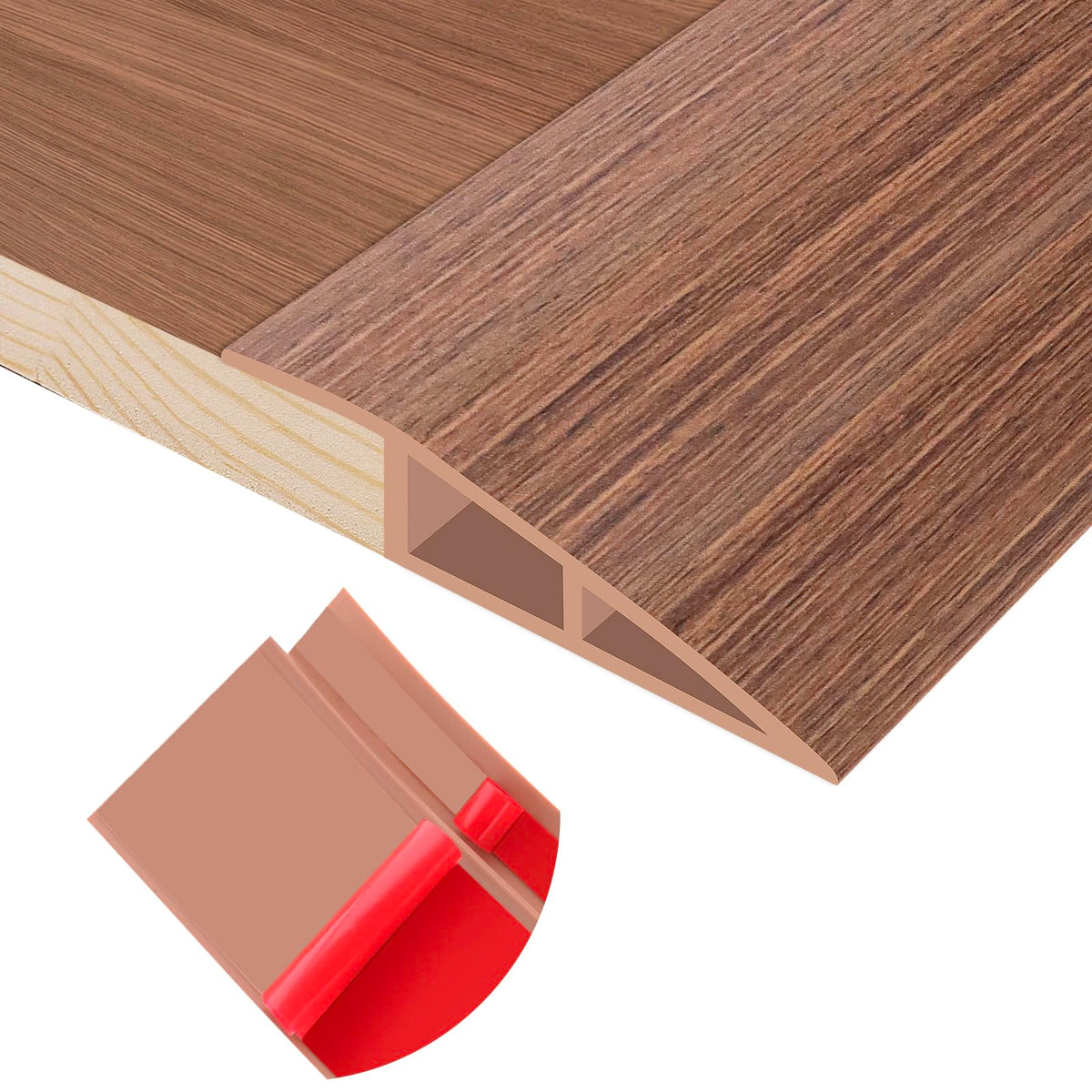 Floor Transition Strip Self Adhesive Vinyl Door Threshold Strip