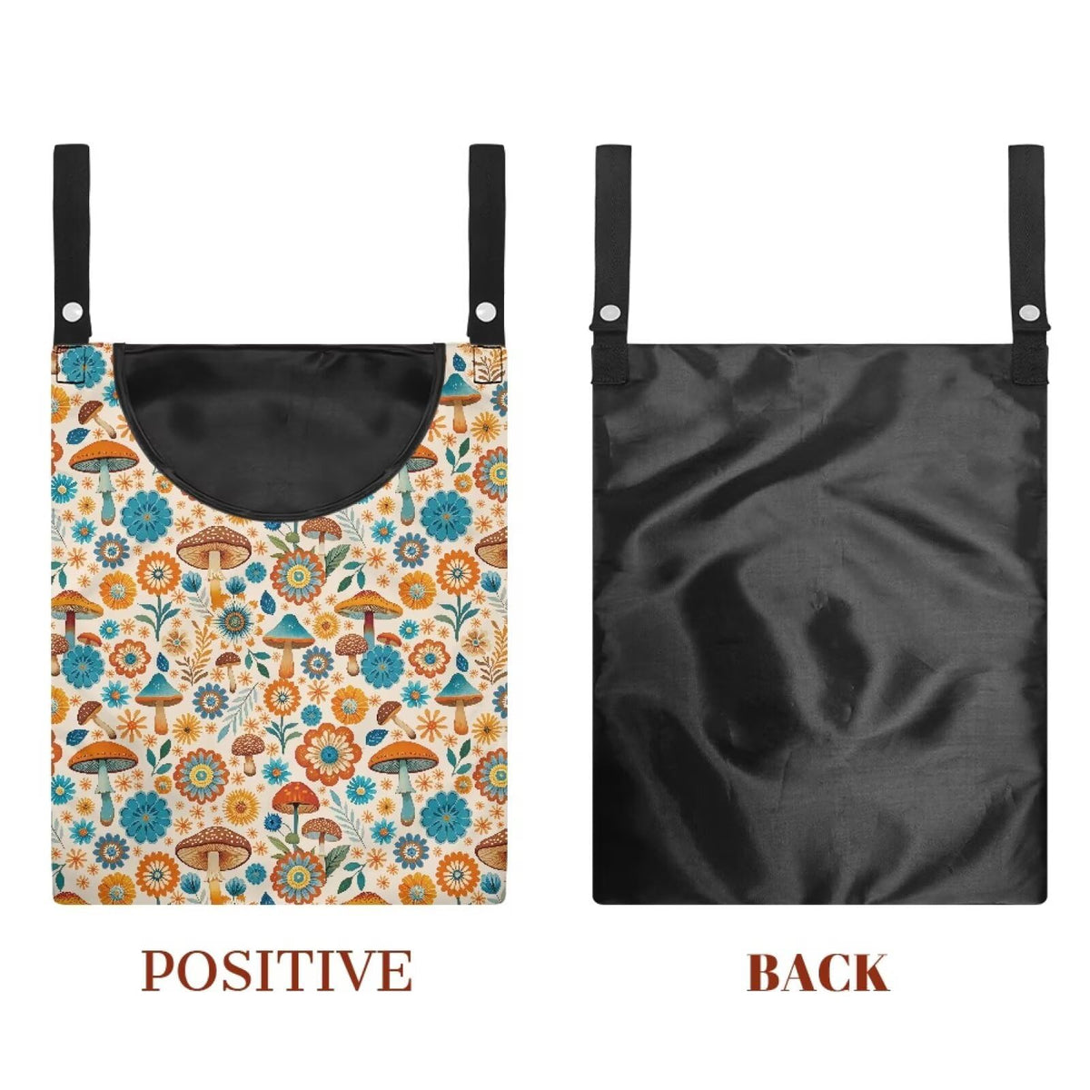 Boho Mushroom Hanging Clothespin Bag