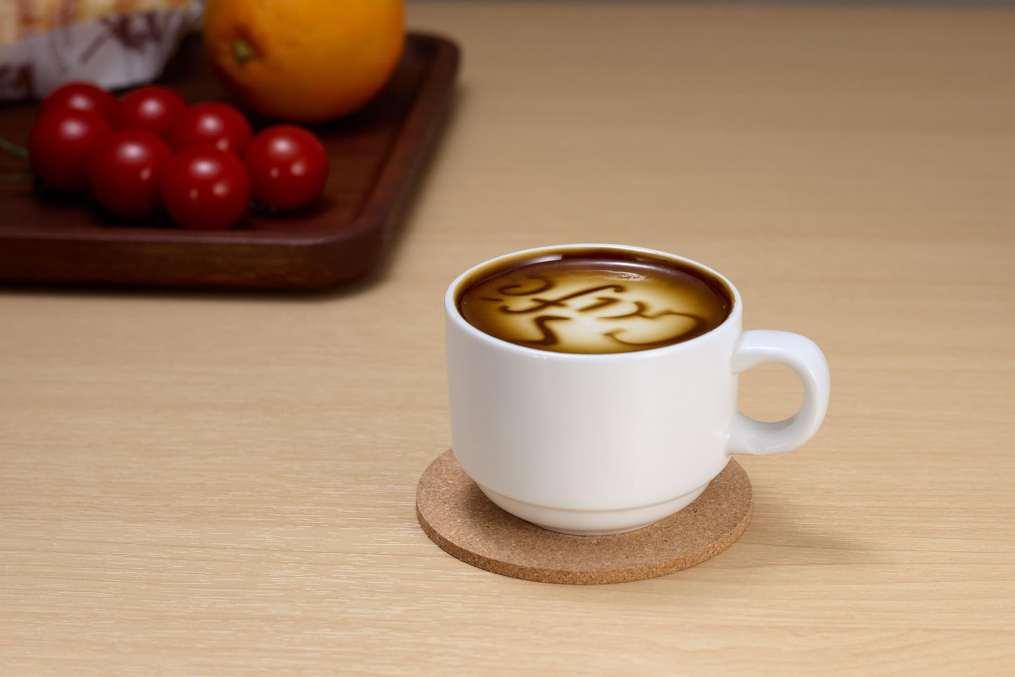 Cork Coasters for Drinks - 30 Pack Blank Round (90mm x 3.5mm) for Laser Engraving, Hot Mug Safe & Non-Slip Surface - Bulk DIY Coasters for Wedding, Coffee Bar, Home Decor - FP FAITHFUL PANDA