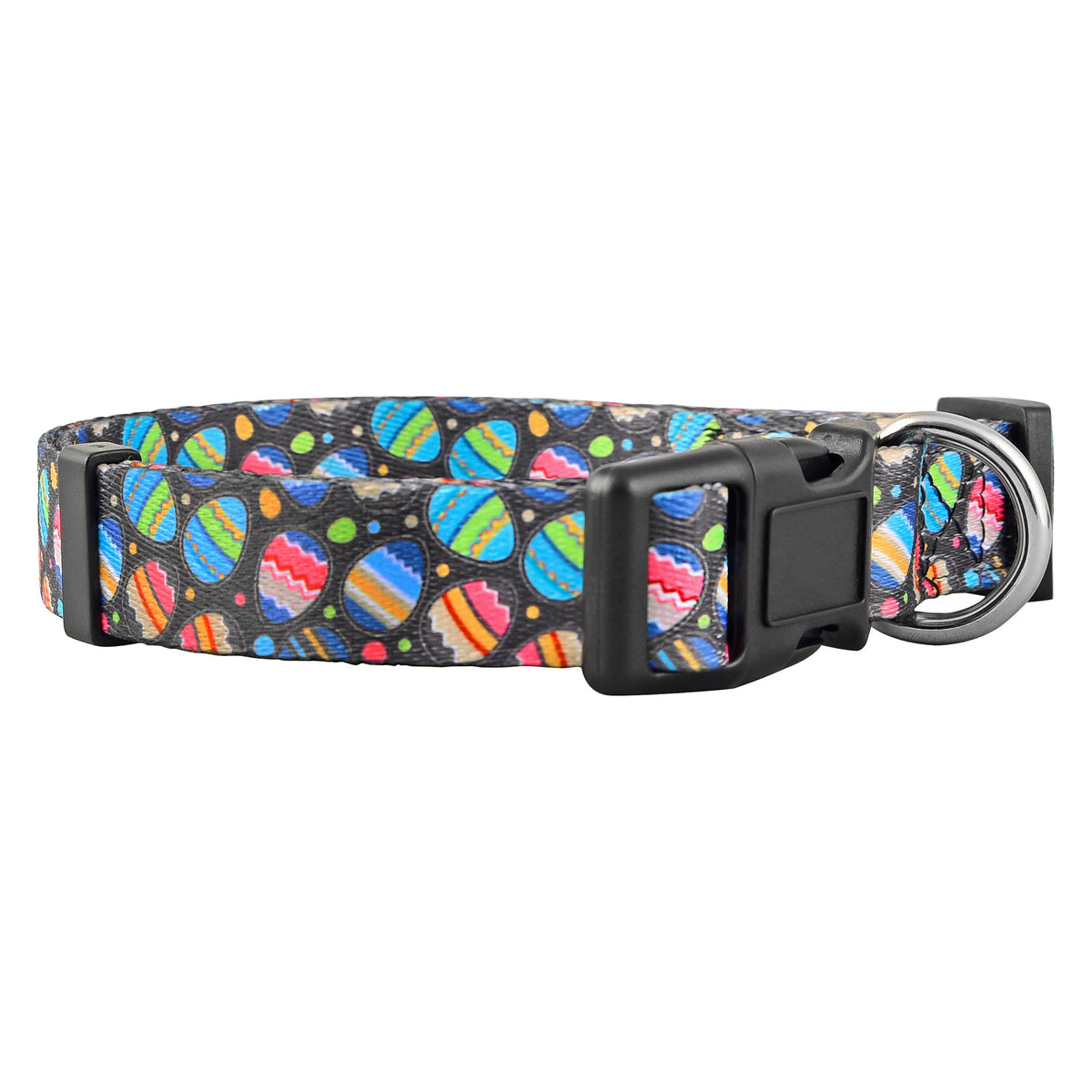 Native Pup Valentine’s Dog Collar- Valentines Day Pet Collars- Valentine Girly Hearts- Pink Red Heart- Cute Boy Girl Puppy Gift- Adjustable for Small, Medium, Large Breeds (Blue & Pink Hearts, Medium)