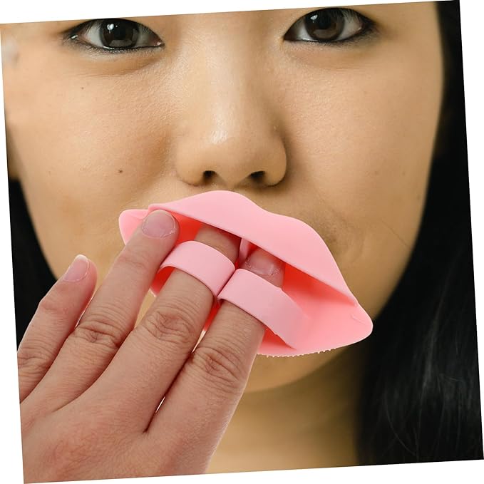 3Pcs Lip Face Cleansing Brush Exfoliating Tool for Makeup Removal Portable Facial Scrubber for Women Lightweight and Travel Friendly Face Wash Tool
