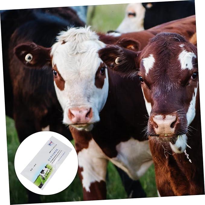 Healifty 3 pcs Pregnant Tester Pigs Pregnancy Test Strip Cattle Pregnant Test Paper Livestock Pregnancy Test Strip Animal Early Pregnancy Test Strip Cow Pregnancy Test Strip Farm Supply sow