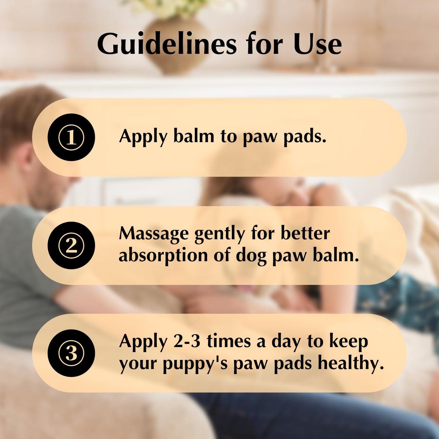 Tinioey All-Natural Dog Paw Balm for Dogs & Cats | 2 Pack Dog Paw Pad Balm Paw Protector, Moisturizer & Soother for Dry Cracked Paws & Noses | Snout Soother for Dogs (1.23oz*2)