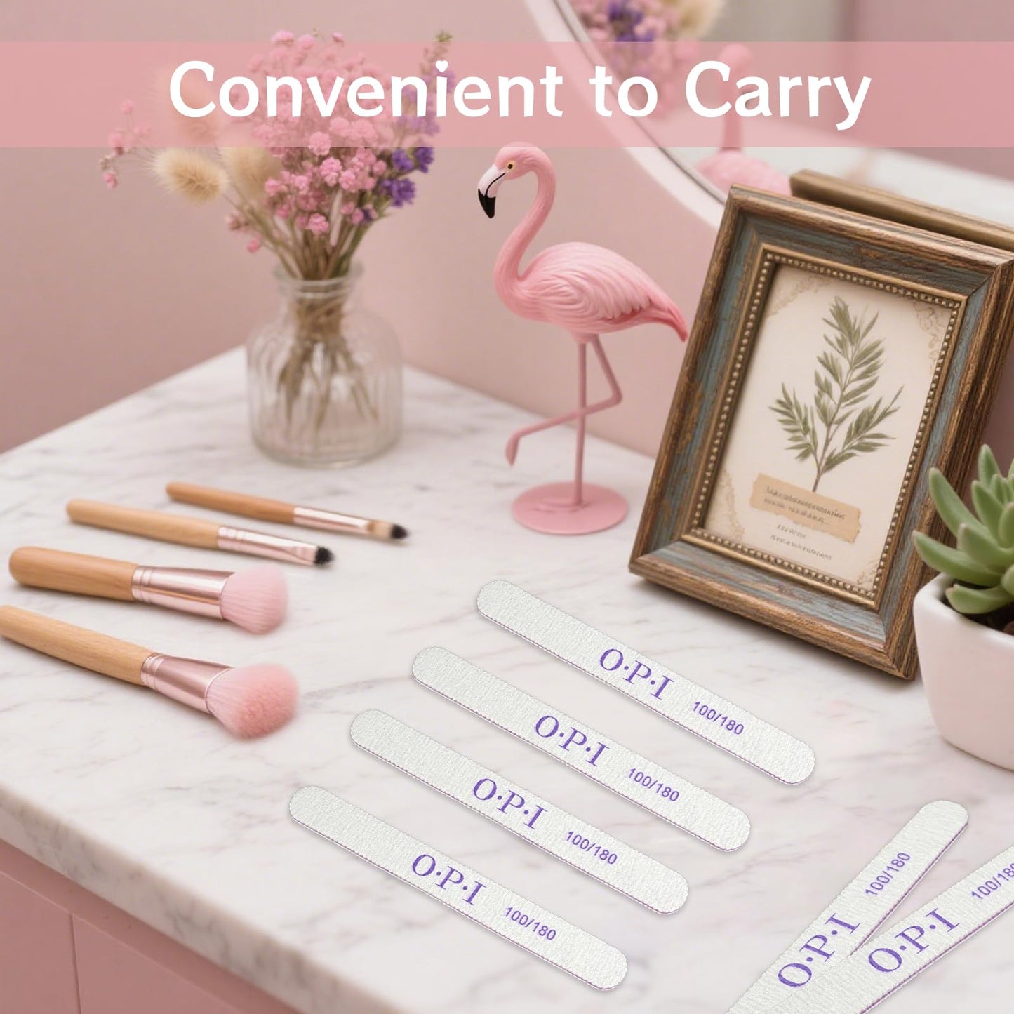 Patscorai 150 Pcs 100/180 Grit Nail Files Reusable Manicure Tools Washable Nail Buffers Double Sided Emery Boards for Home Salon Natural Acrylic Toenails