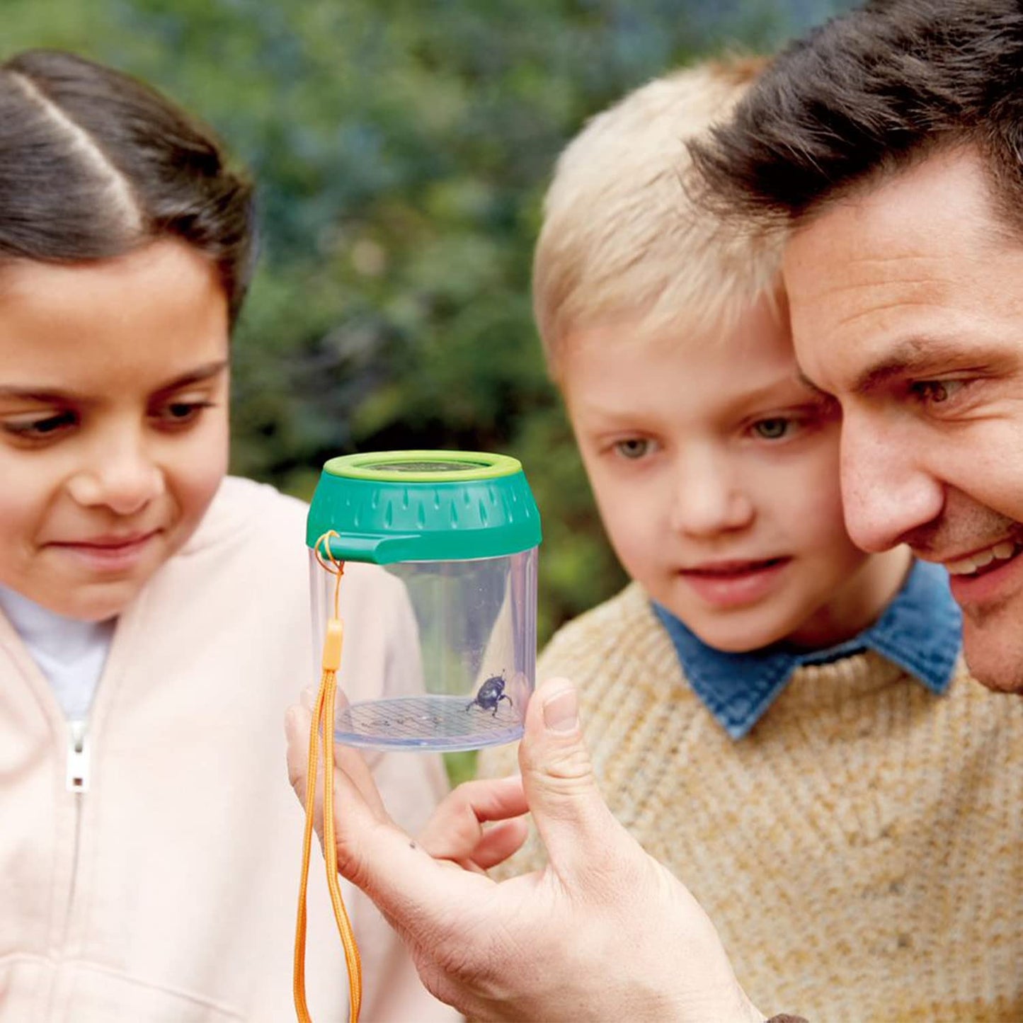 Hape 8 in 1 Nature Fun Kids Bamboo Explorer Kit for Ages 4 Years & Up with Working Flashlight, Telescope, Compass, Periscope, and Specimen Jar