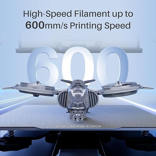 ELEGOO Rapid PLA Plus Filament 1.75mm White 4KG, PLA+ 3D Printer Filament for 600 mm/s High Speed Printing, Dimensional Accuracy +/- 0.02 mm, 4 Pack 1kg Spool(2.2lbs)
