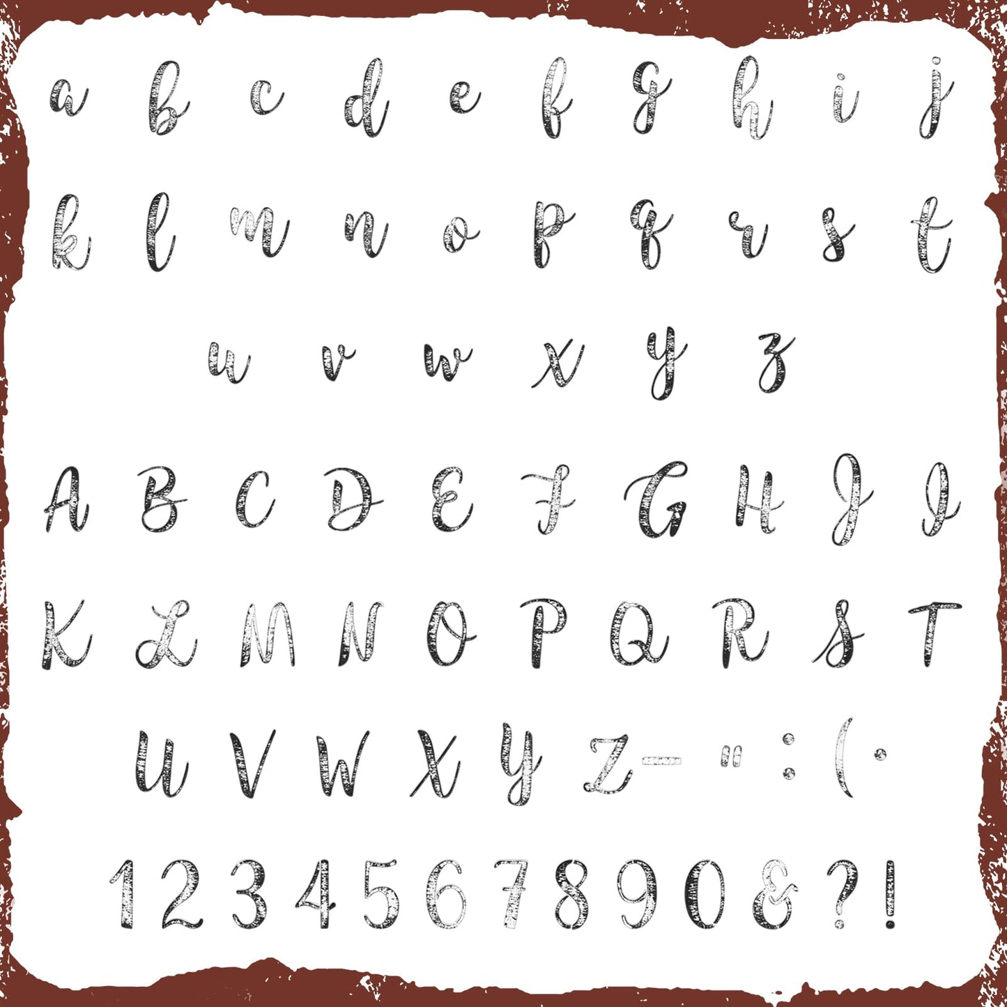 Fuyoooo 70 Pcs Alphabet Wooden Rubber Stamps with Box Letter Number Symbol DIY Craft Alphabet Stamps Set for Card Making DIY Craft Scrapbooking Supplie