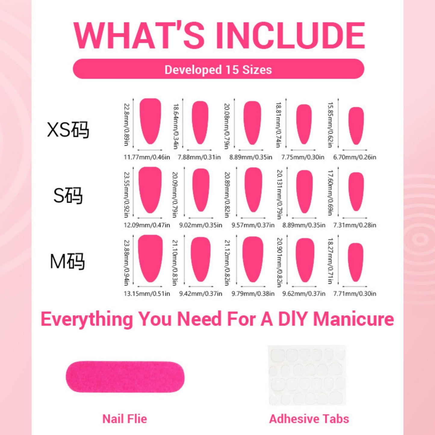 octoswave Long Almond Press on Nails with 3D Fruit & Fish Art - Acrylic Fake Nails for Women, Perfect for Summer Vacations, Parties & Beach Outings - 30Pcs