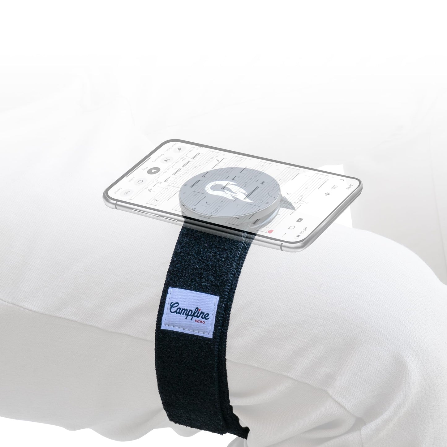 Campfire Hero Magnetic Thigh Mount for iPad mini & Phone | Hands-Free Holder for Pilots, Guitar Players & Multitaskers | Quick Access Kneeboard Alternative