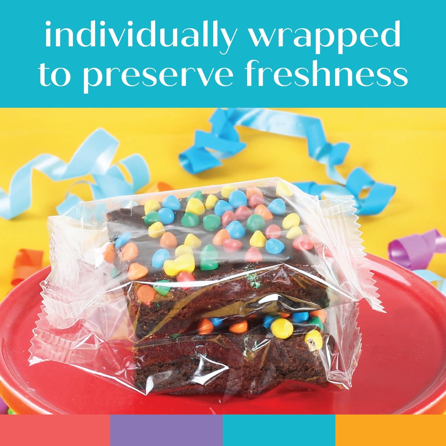 Congrats Brownies Gift Basket Chocolate Brownies Congratulations Large Food Gift Individually Wrapped For Men Women Package | Nut Free | Kosher