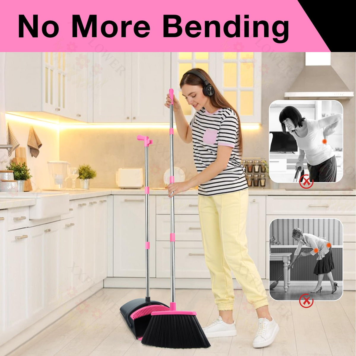 Broom and Dustpan Set