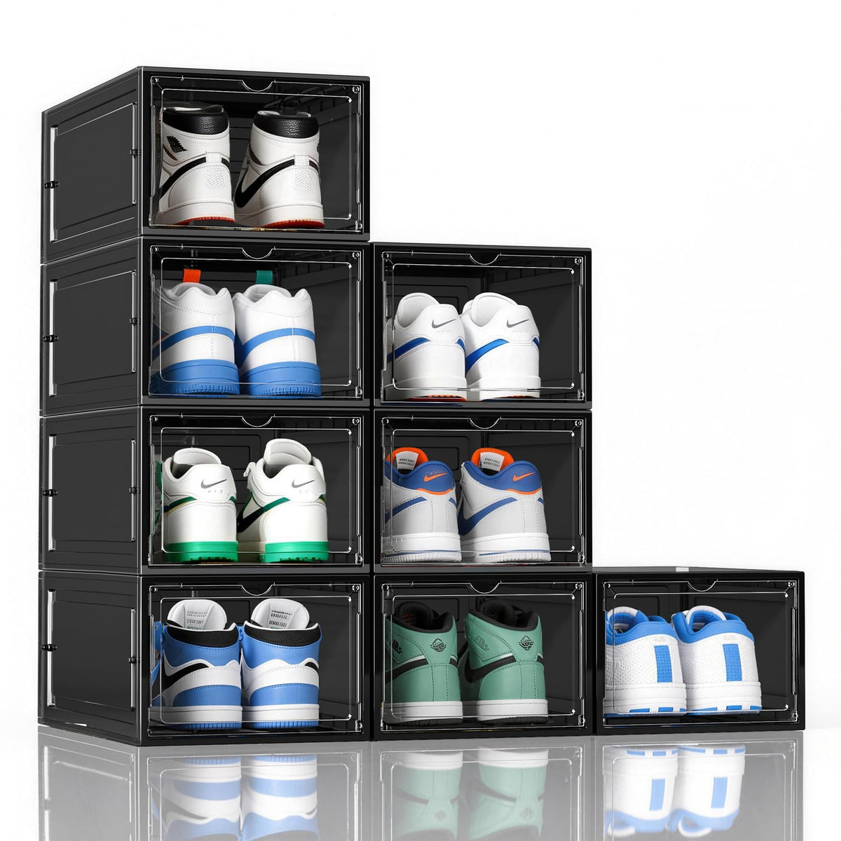 XL Shoe Storage Box Organizer (8 Count)