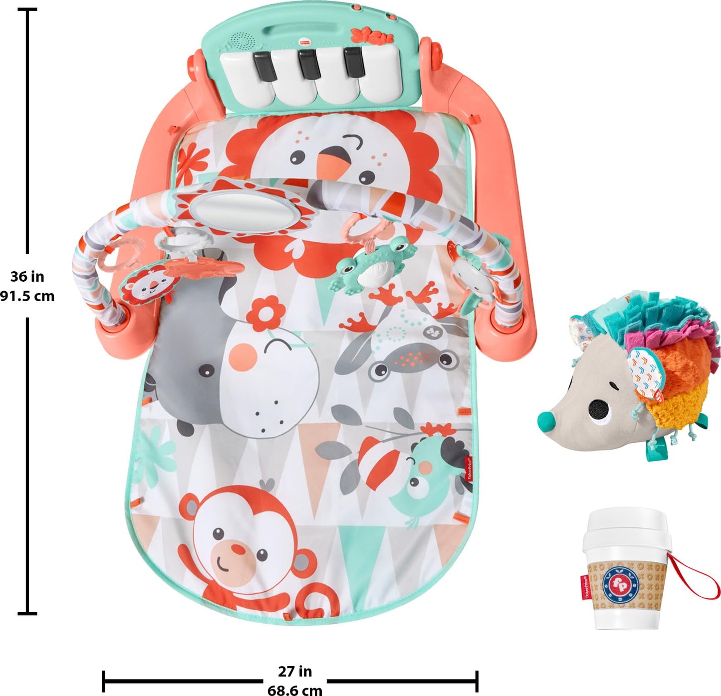 Fisher-Price Newborn Baby Kit Let’s Snuggle & Play Set, Developmental Toys with Activity Guide for Infants Ages 0+ Months