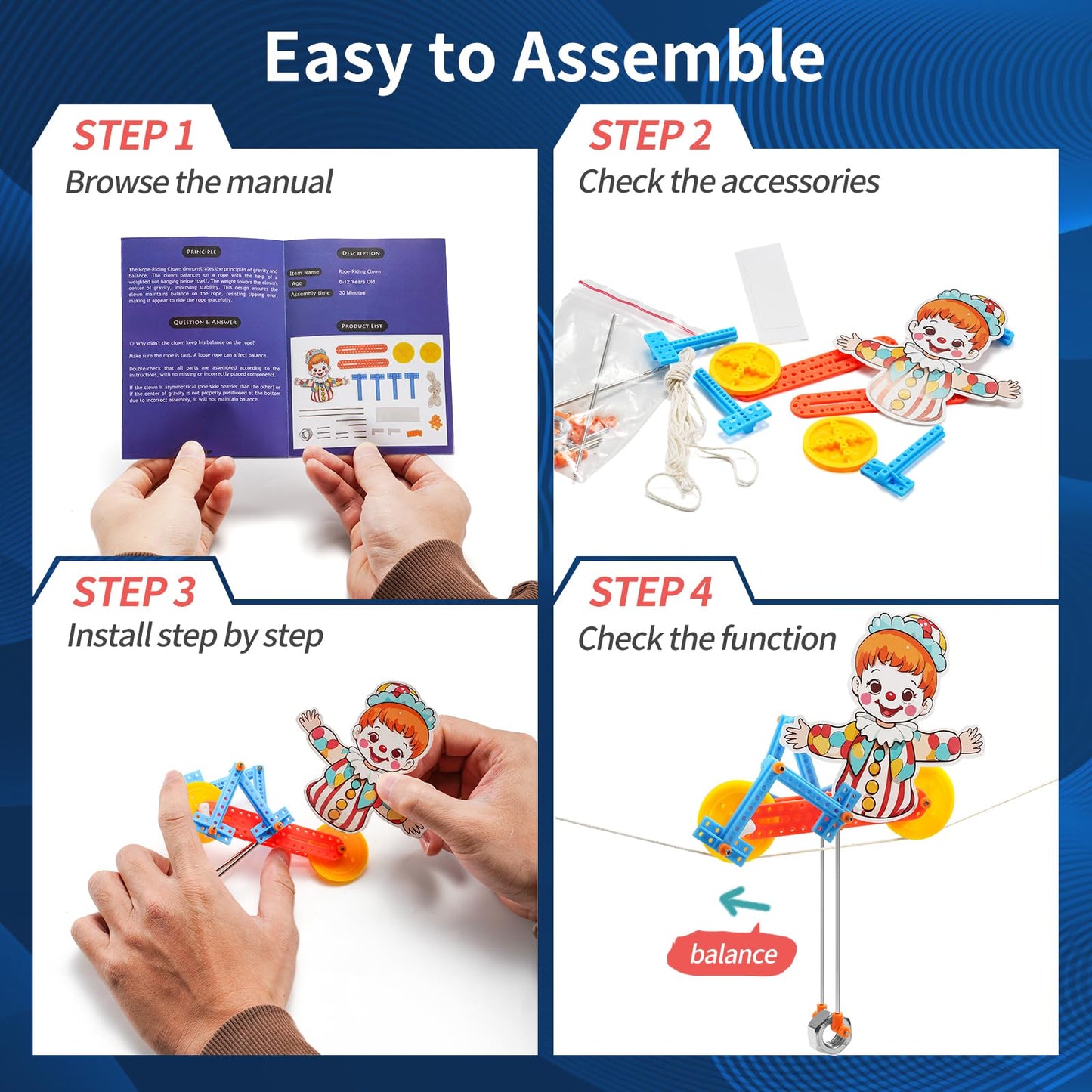 STEM Robotics Kits for Kids Age 8-12, DIY Engineering Crafts Kit Science Robot Building STEM Toys for Boys & Girls Ages 8-13 8-10 8 9 10 12 13 14