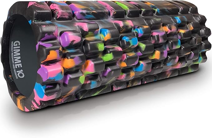 Premium Foam Roller – Compact High-Density Foam Roller for Deep Tissue Relief, Physical Therapy, and Fitness Recovery