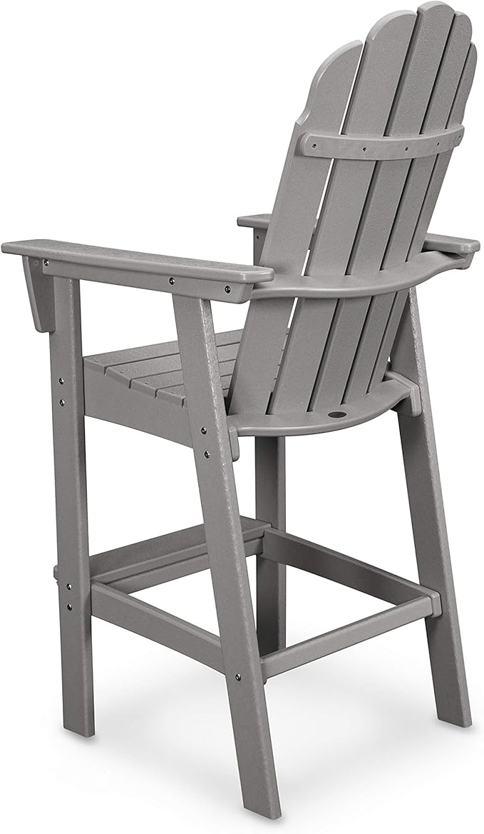 POLYWOOD® Vineyard Bar Chair, Sand