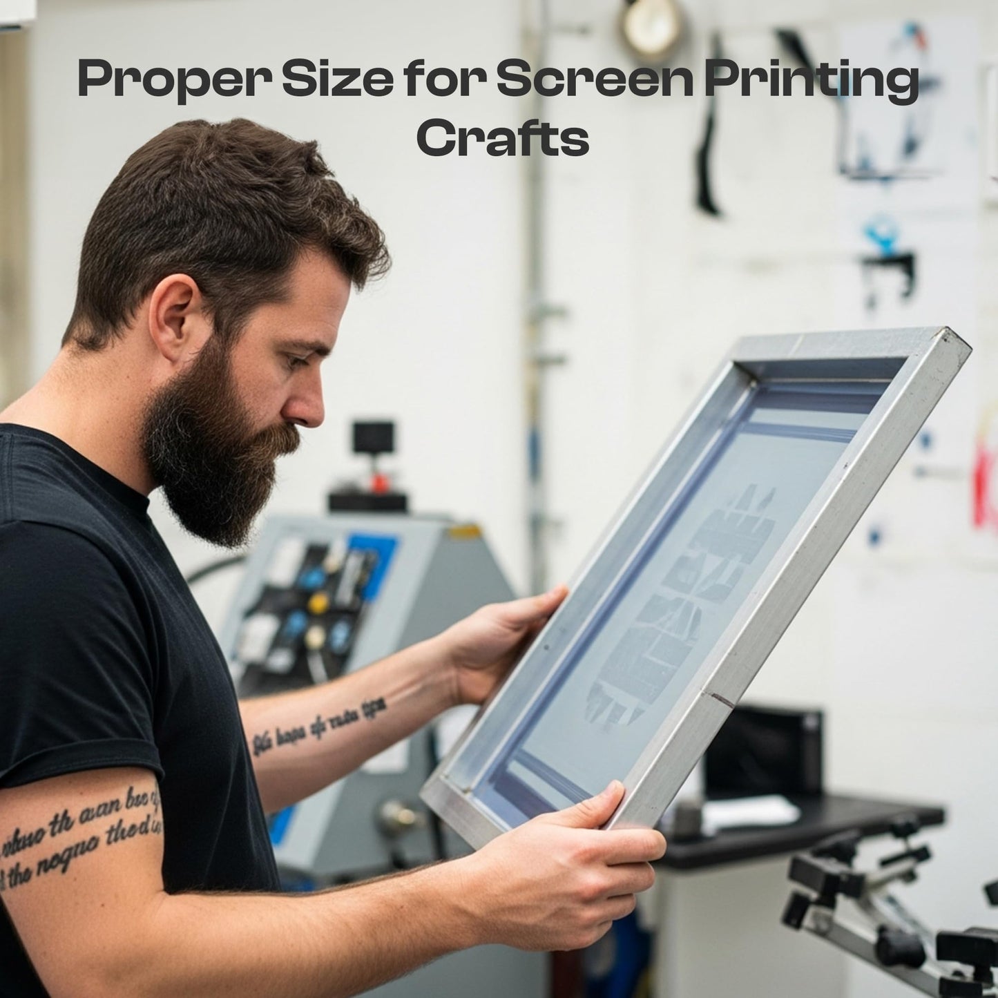 Caydo 4 Piece Silk Screen Printing Frames, 10 x 14 Inch Aluminum Screen Printing Screens with 110 White Mesh for Printing Lovers