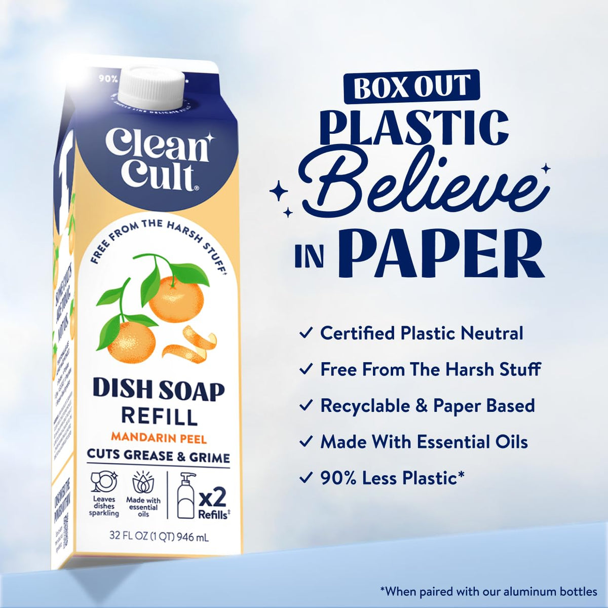 Dish Soap Liquid Refill (32 Fl Oz)