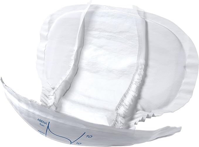 Abena San Premium Incontinence Pads, Heavy Absorbency, (Sizes 8 to 11), Size 10, 100 Count