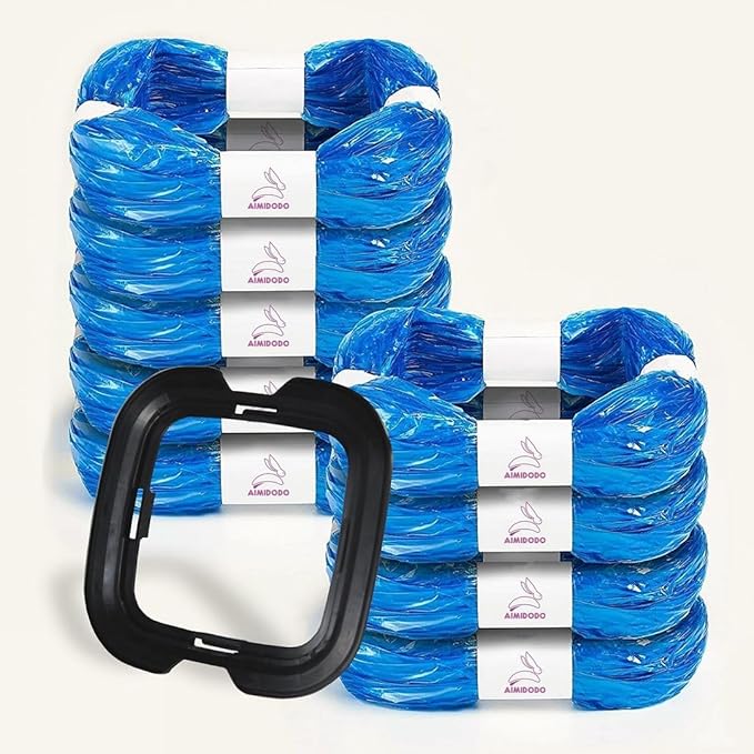 AIMIDODO 9 pcs Universal Cat Litter Refills Bag Litter Refills Compatible with Your Litter Refill Cartridge for Litter Genie +（Disposable Cap Included）