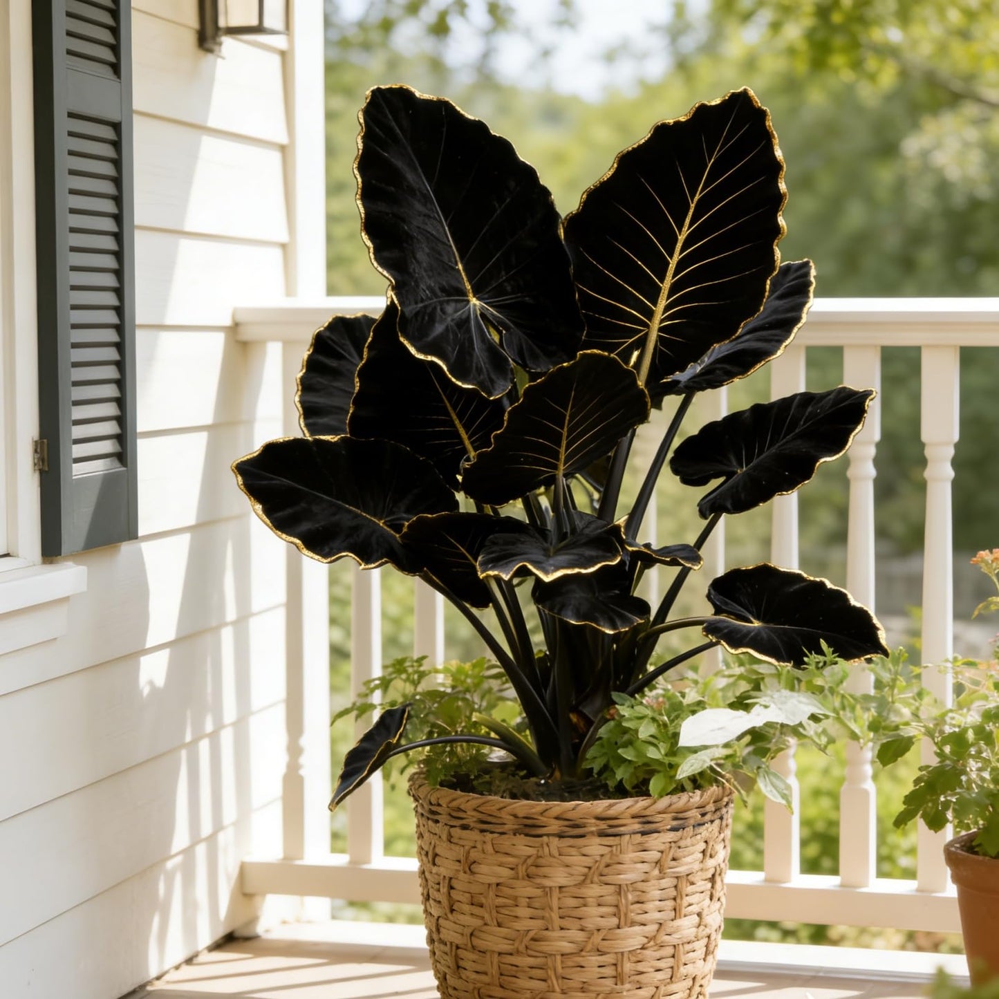 Large Elephant Ear Plant Bulbs | Tropical Colocasia for Outdoor Garden & Patio Landscaping (10)
