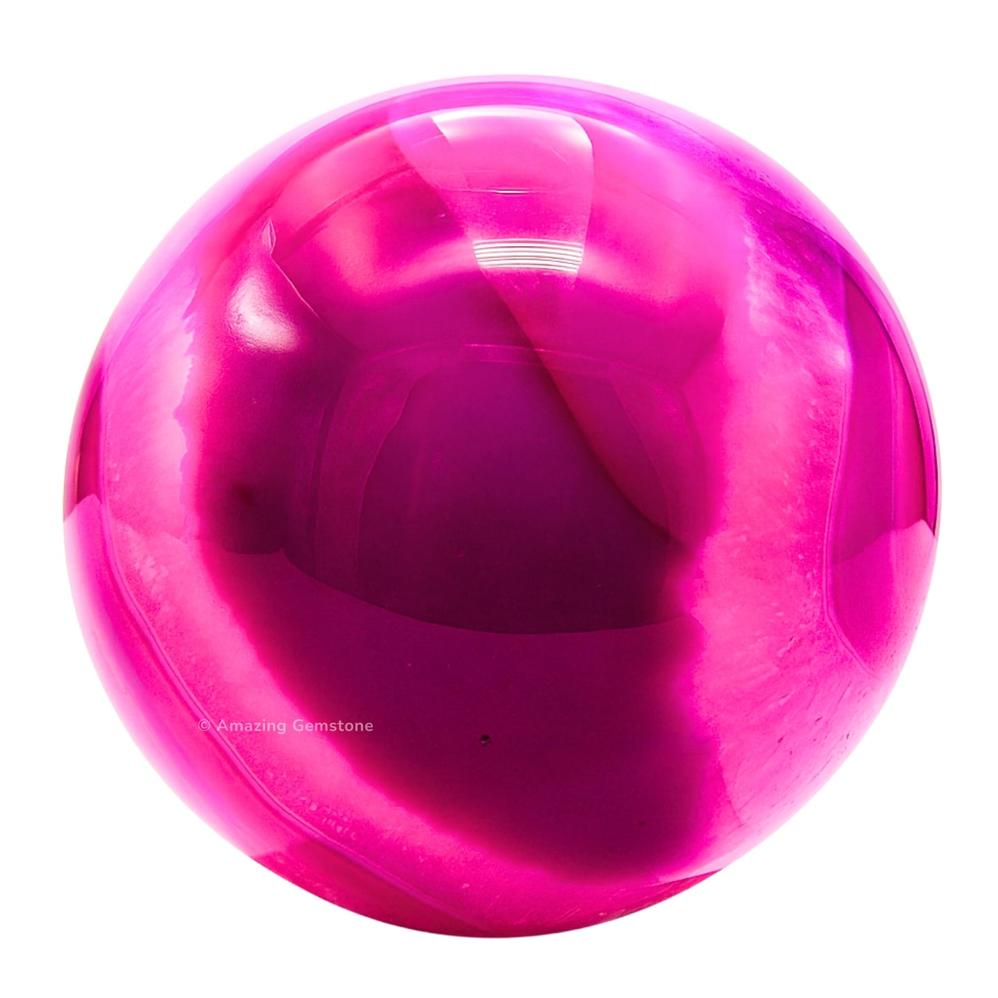 Amazing Gemstone Pink Onyx Crystal Ball with Stand - 2 Inches Crystal Sphere Meditation Balls for Witchcraft and Decorative Balls