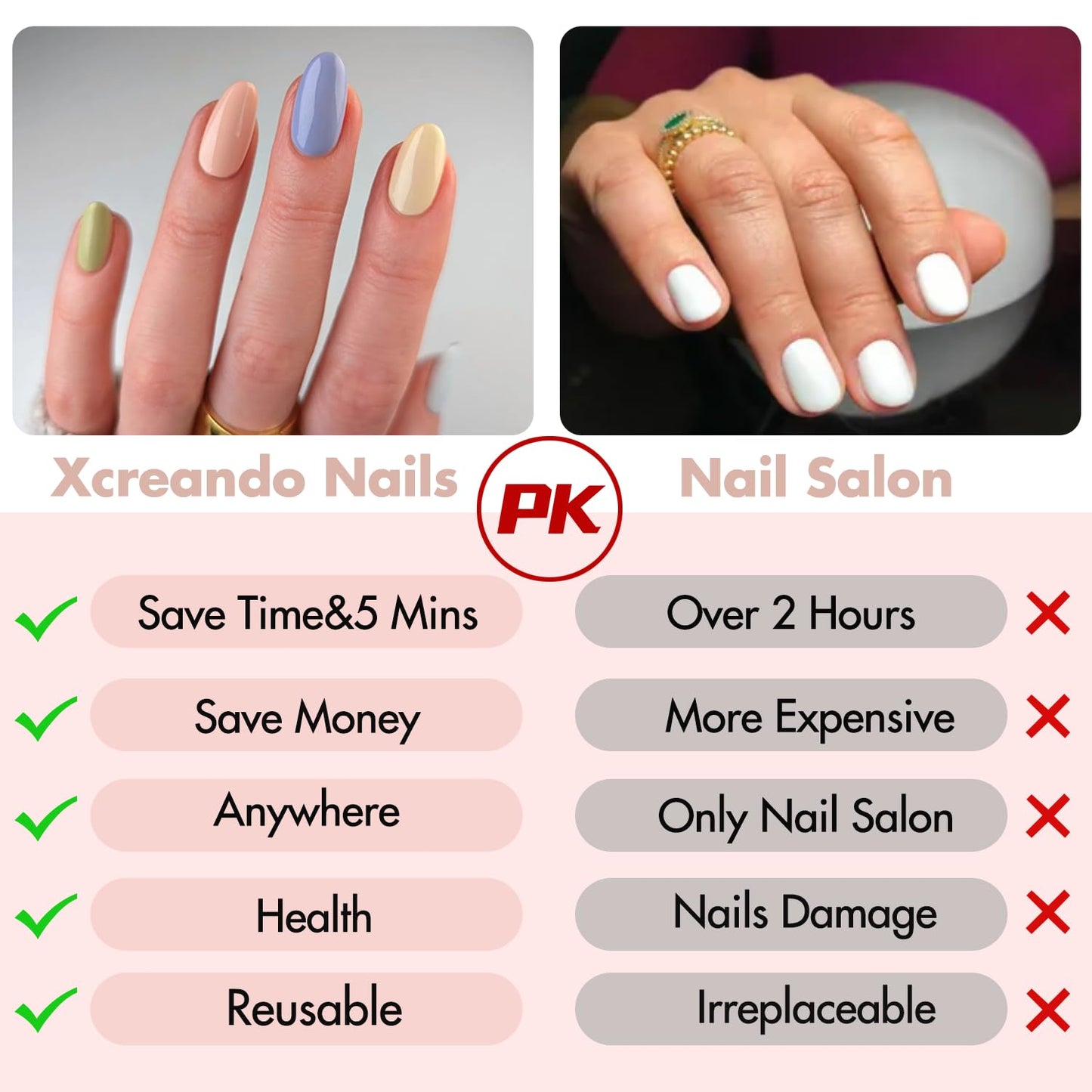 White Press on Nails Short Square Fake Nails Short Square Nails Press ons, Soft Gel Acrylic Glue on Nails Stick on for Women Thick Solid Color 24pcs