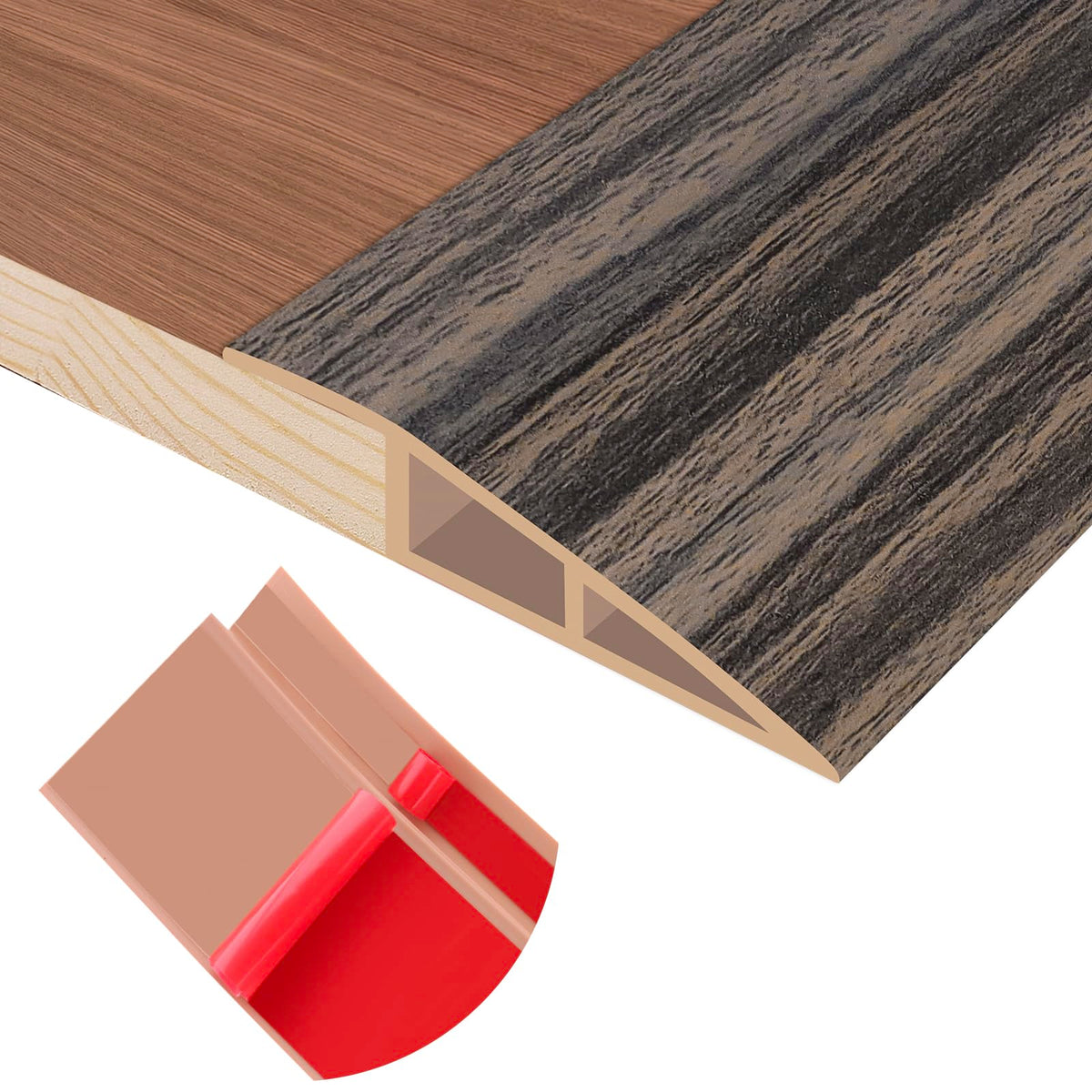 Floor Transition Strip Self Adhesive Vinyl Door Threshold Strip
