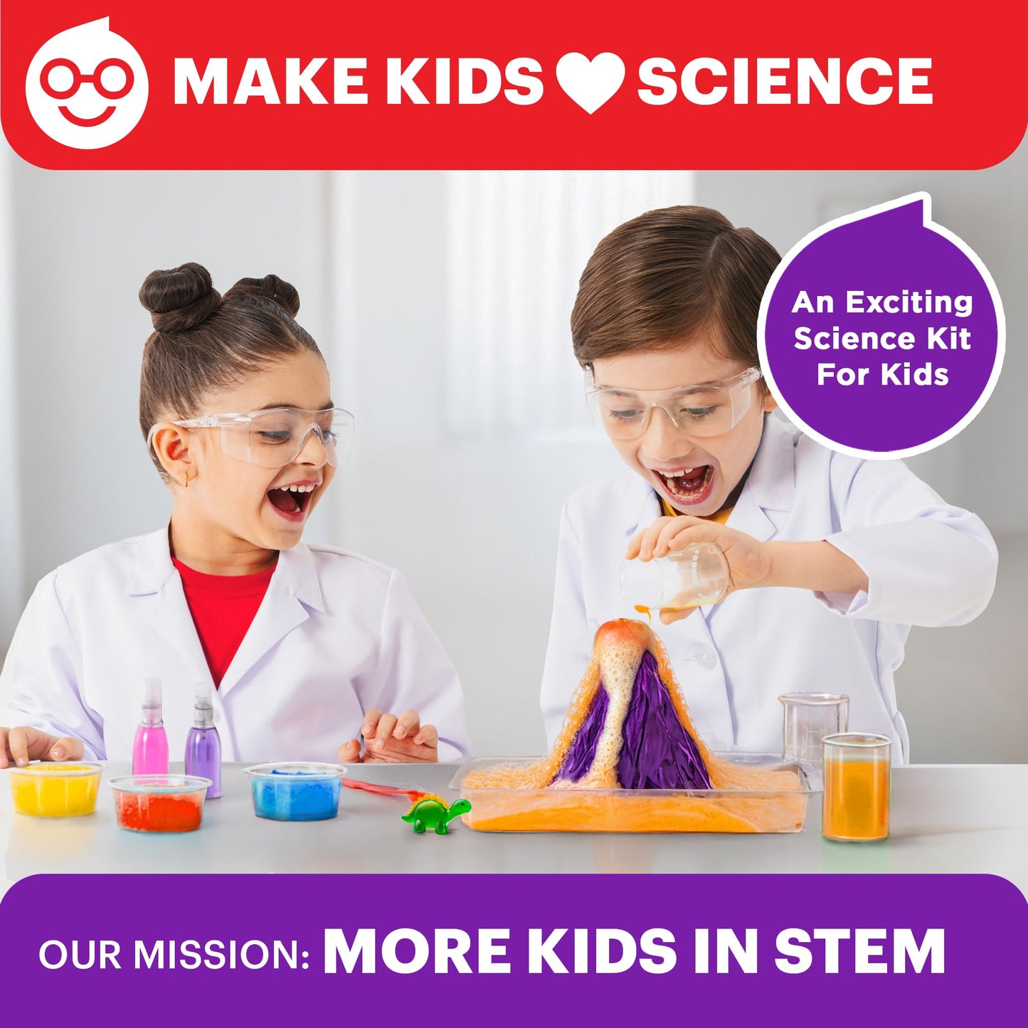 Doctor Jupiter My First Science Kit for Kids Ages 4-5-6-7-8 | Birthday Gift Ideas for 4+ Year Old Boys & Girls | Toy Stem Kit with 50+ Experiments | Learning & Educational Projects