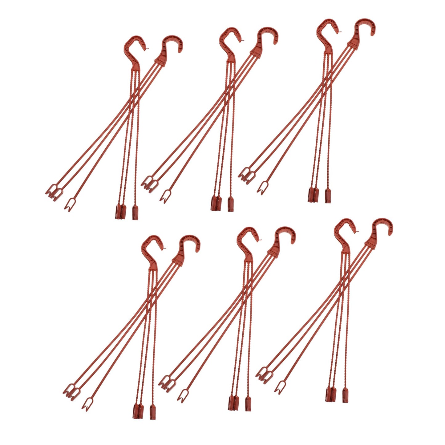 BESTonZON 60pcs Flowerpot Hooks Versatile Plant Pot Hangers for Use Easy Installation Sturdy Plastic Material for Gardens Balconies and Home Decor
