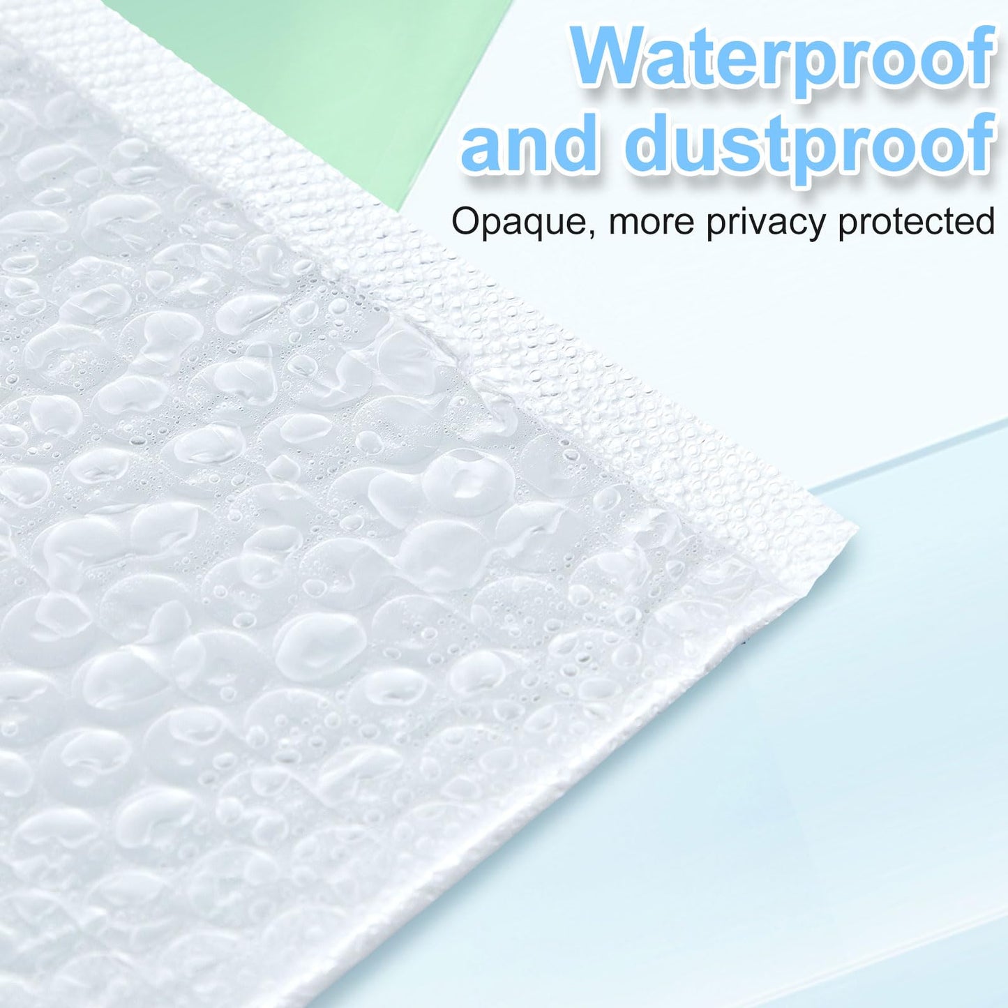 Ireer 10 Pack Extra Large 10 x 13" Bubble Mailers Poly Padded Envelopes Cushioned Mailing Envelopes Bubble Padded Mailers Self Adhesive Waterproof Shipping Bags for Business Christmas Packaging Gift