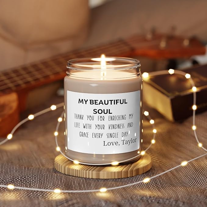 Happy Anniversary Candle, Anniversary Candle Gifts for Men Husband Wife, Couples Gifts, Birthday Gifts for Her, Girlfriend, Boyfriend, Soy Scented Candle for Couple, Anniversary Couples Gifts Ideas