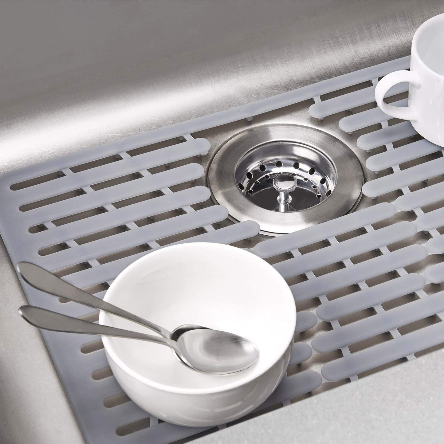 OXO Good Grips Silicone Sink Mat - Small,Silver