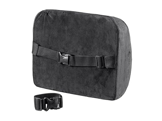Monoprice Memory Foam Ergonomic Back Rest Cushion, Works Well with Office Chairs, Passenger Car Seats, Plane Seats, Etc. - Workstream Collection