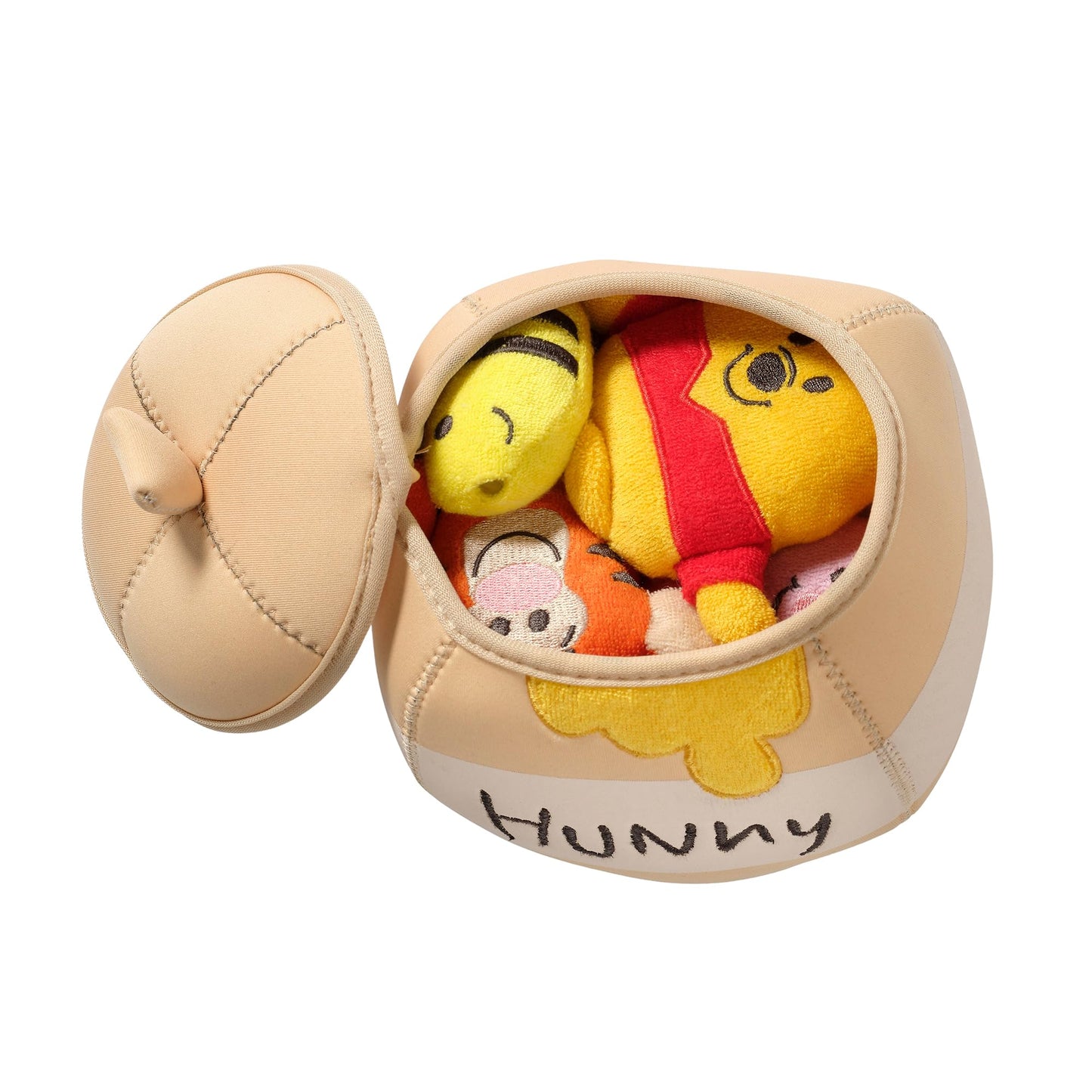 Lambs & Ivy Disney Baby Winnie The Pooh Honey Pot Terry/Neoprene Bath Toy Set