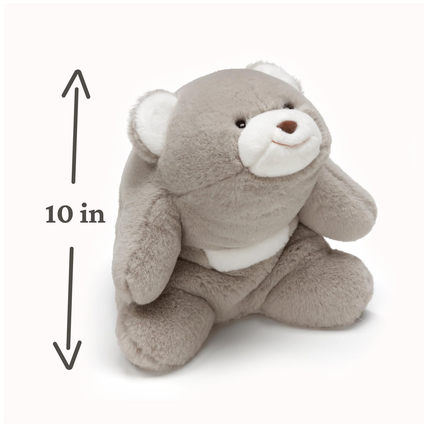 GUND Original Snuffles Teddy Bear, Premium Stuffed Animal for Ages 1 and Up, Gray, 10”
