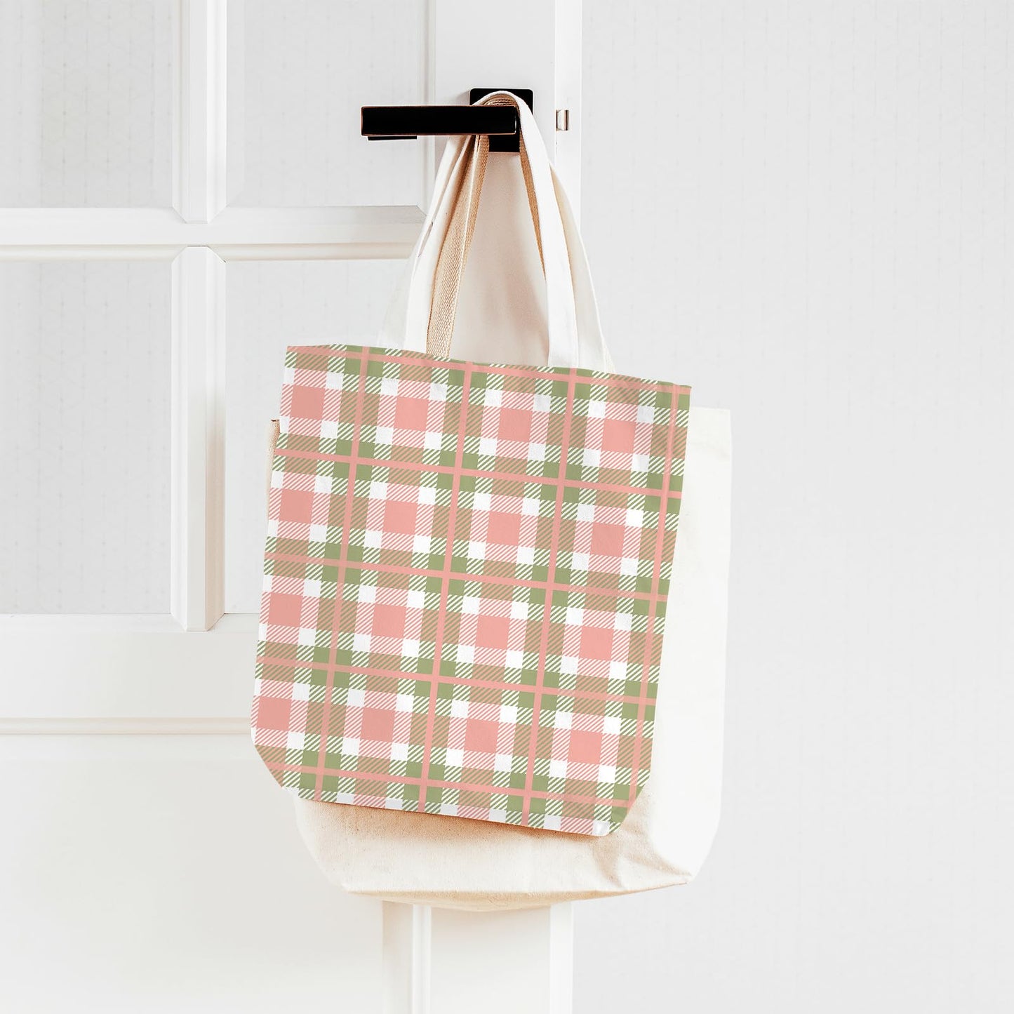 JarThenaAMCS 36Pcs Summer Buffalo Plaid Fabric Squares Cotton Fabric Bundles Small Pastel Pink Green Plaid Sewing Fabrics for DIY Craft Party Decor, 10 x 10 Inch