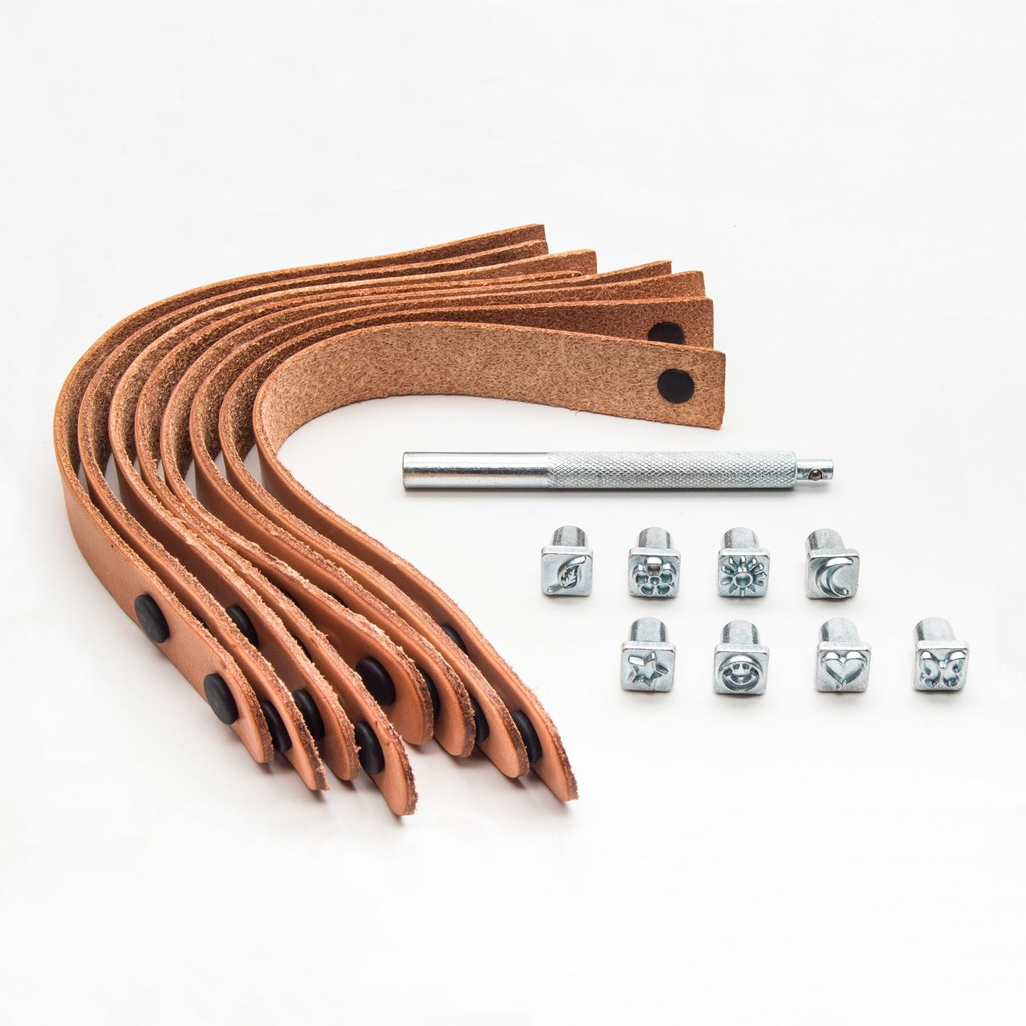 Realeather Leathercraft Kit, Funtime Stamp Set