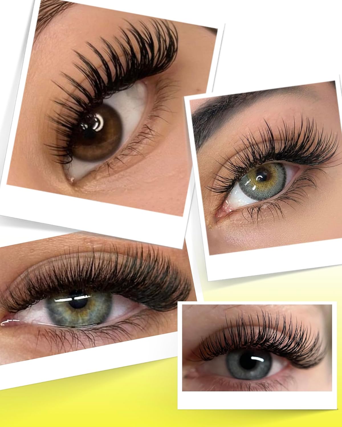 BEYELIAN Eyelash Extension Natural Matte Black 0.15 D+ Curl 7-15mm Mixed Tray Easy Fan Lash Extensions Volume Lashes Professional Use (0.15 D+ 7-15mm Mix)