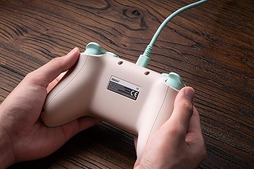 8Bitdo Ultimate 2C Hall Effect Joysticks and Hall Triggers Wired Controller for Windows PC and Android, with Remappable L4/R4 Bumpers, Turbo function & Rumble vibration (Mint)
