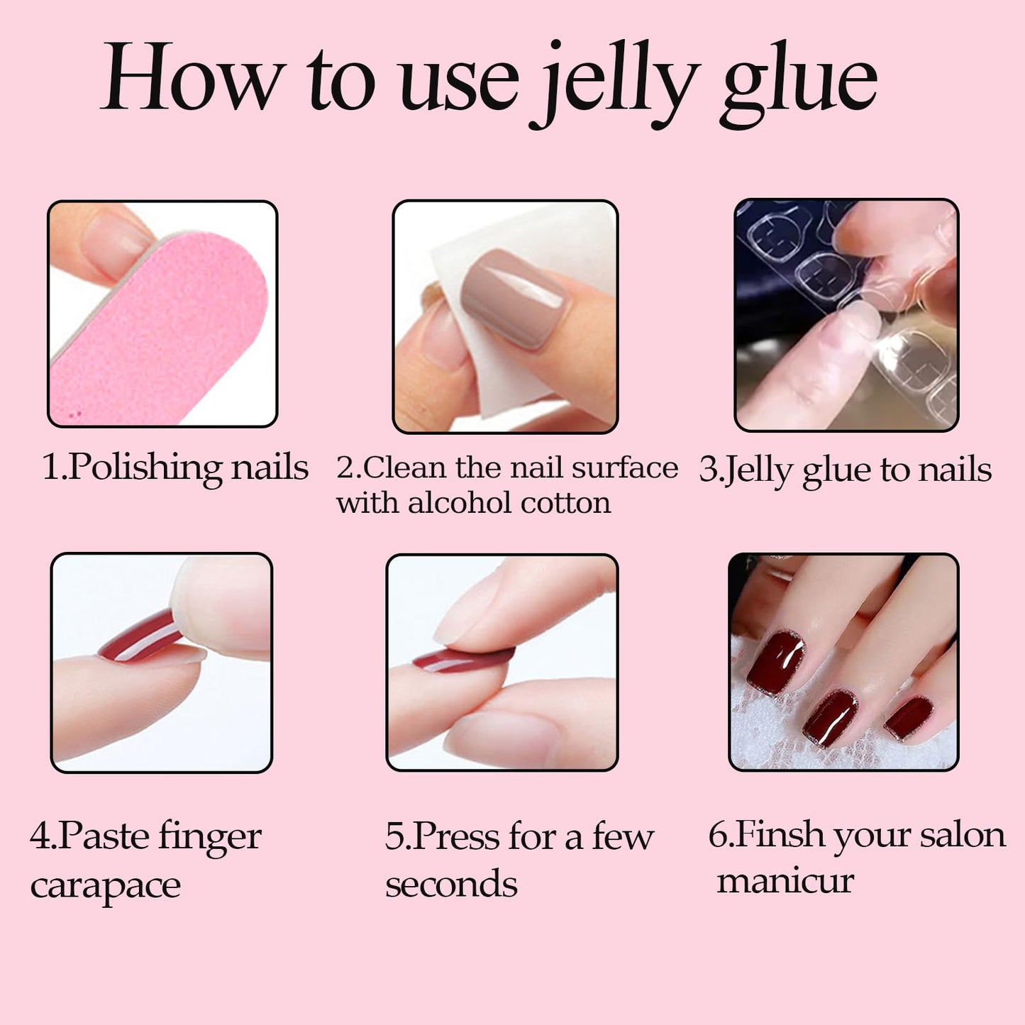 24Pcs Christmas Green Press on Nails Acrylic Full Cover Medium Square Fake with Santa Claus Dwarf Design Glossy False Nails Cute Glue on Stick on Nails for Women