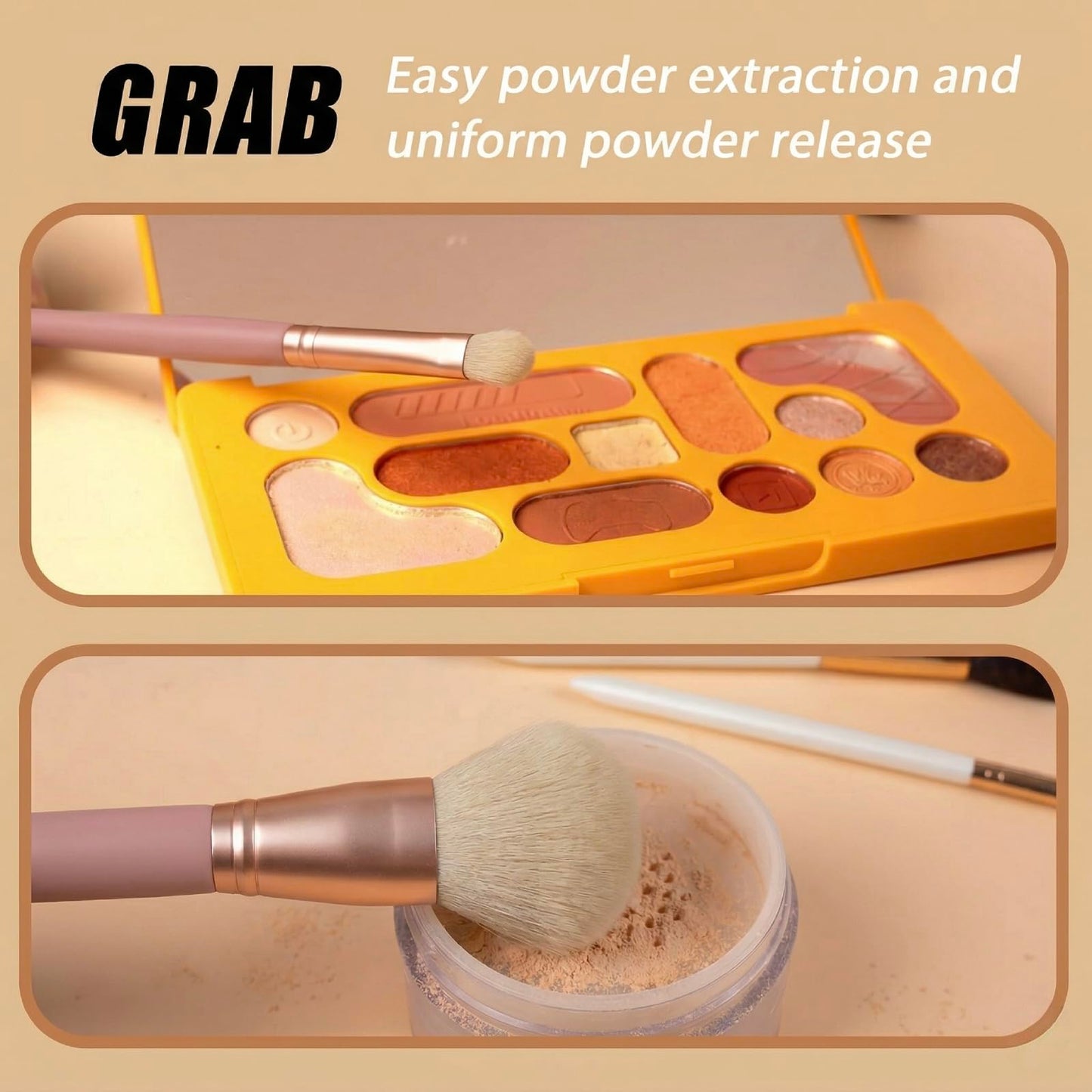 OMANIAC 20Pcs Makeup Brush Set Professional - Cruelty-Free Beauty Gift Kit for Beginners & Women - Premium Synthetic Foundation Eyeshadow Blending Face Powder Brushes with Travel Case (Pink)