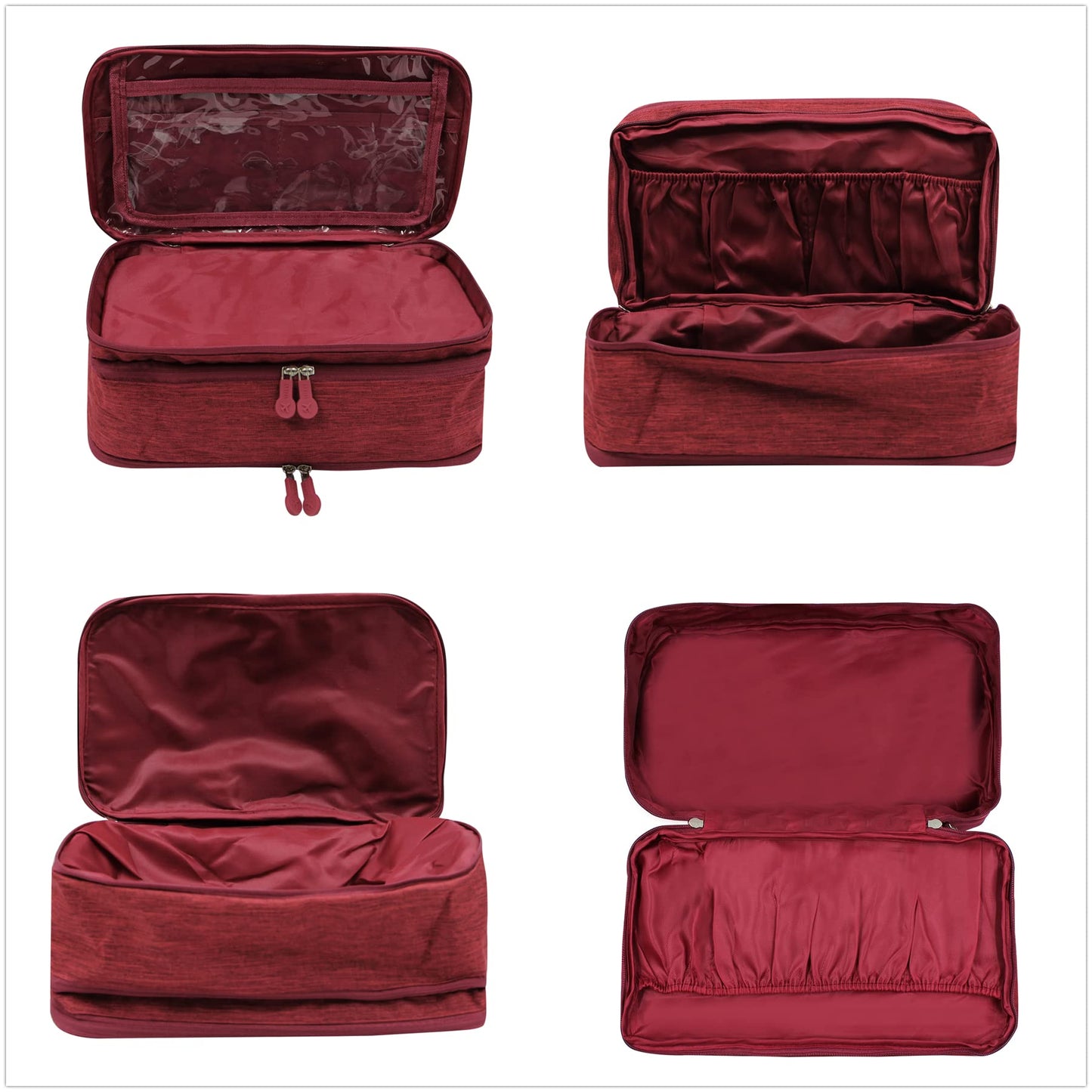 Portable Underwear Bra Storage Bag Waterproof Travel Organizers Multi-Layer Toiletry Packing Cube