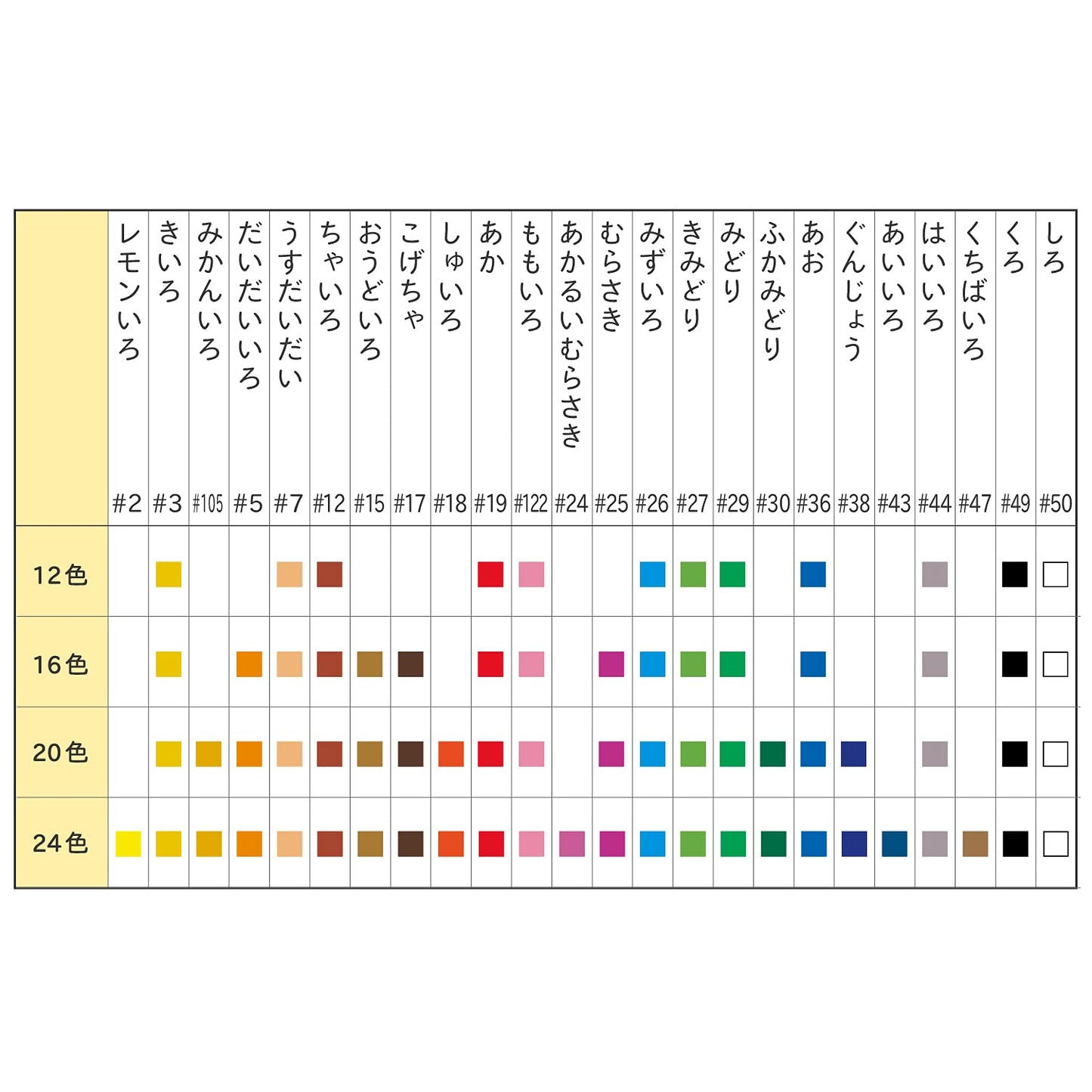 Sakura Cray-Pas 24 colors
