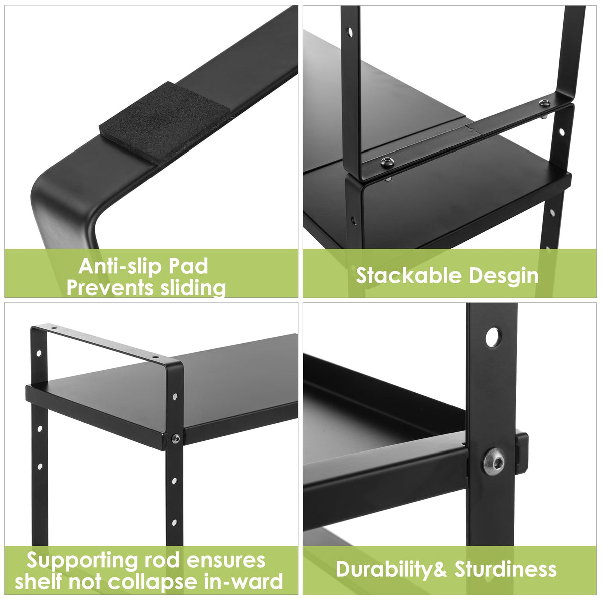 Expandable Cabinet Shelf Organizer Rack