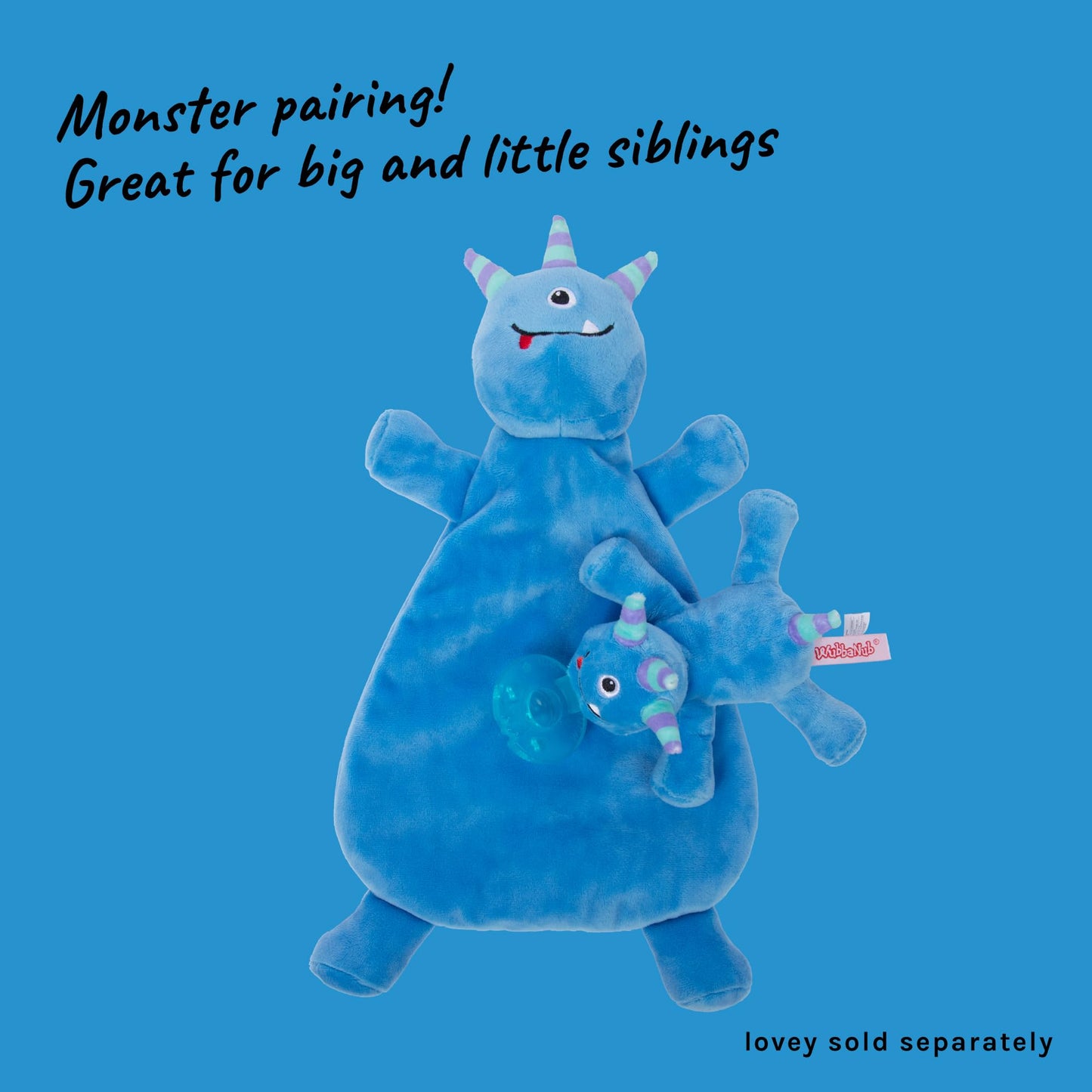 WubbaNub Infant Pacifier - Blue Monster