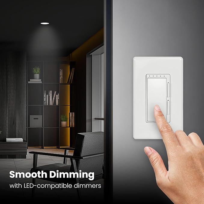 Feit Electric Smart Recessed Downlights, 5/6-Inch, 75W Equivalent, Color-Changing & Tunable White, 1000 Lumens, Dimmable, Compatible with Alexa/Google Assistant, LEDR6/RGBW/AG/3, 3 Pack