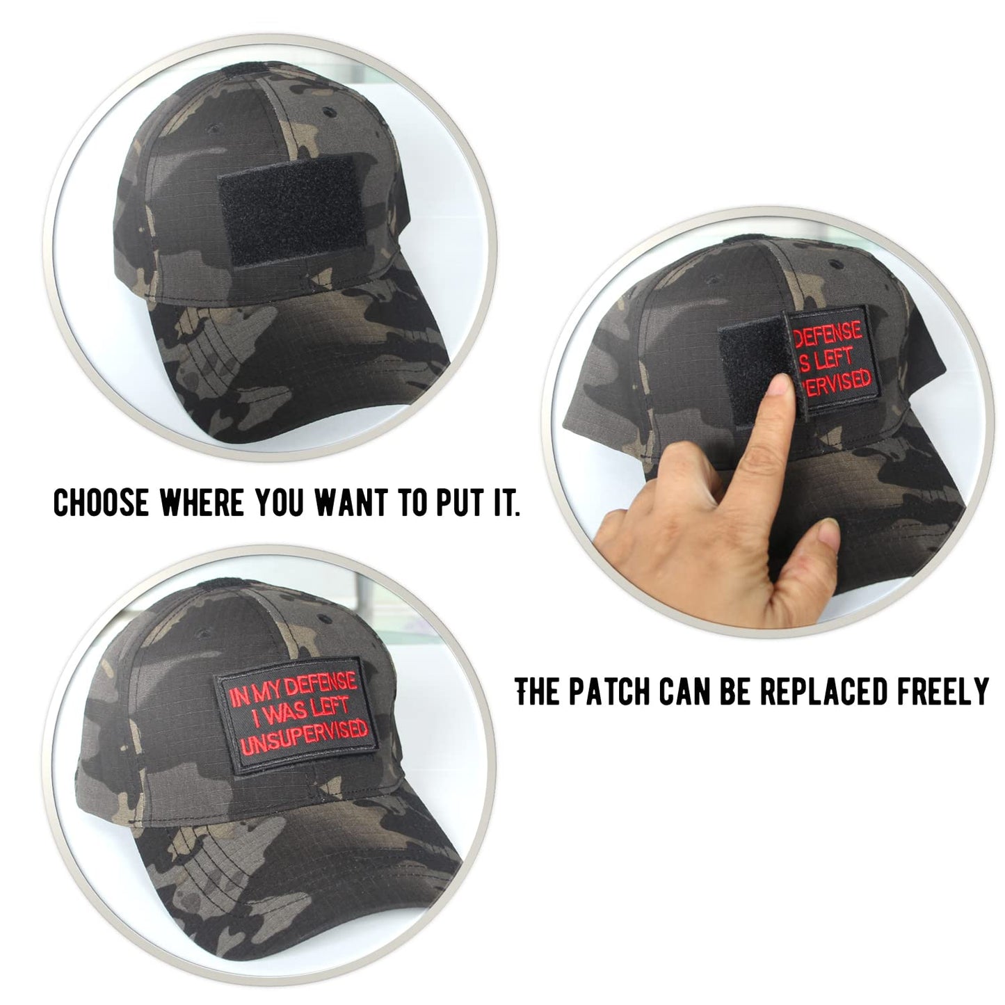 YLY Tactical Morale Embroidered Patch - 24pcs Military Funny Slogan Hook and Loop Patches for Cap,Bag,Backpack,Vest,Hat,Helmet,Gear,Uniforms