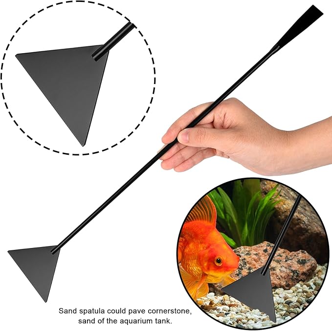 15Inch Extra Long Design Aquarium Aquascaping Tool Kit, Stainless Steel